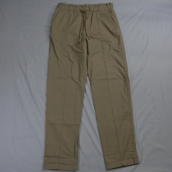 NEW LOFT Medium Tall MT Khaki Pull On Utility Chino Pants - Picture 1 of 7